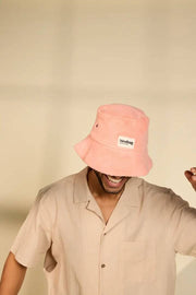 Hindbag Bob Terry Bucket Hat - Koraalroze