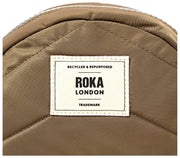 Roka Paddington kleine crossbodytas van gerecycled nylon - legergroen