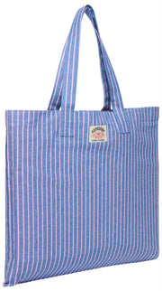 Superdry & Co Oxford Gestreepte Draagtas - Broker Marine/Roze Gestreept