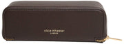 Alice Wheeler London Luxe kleine treinkoffer - chocoladebruin
