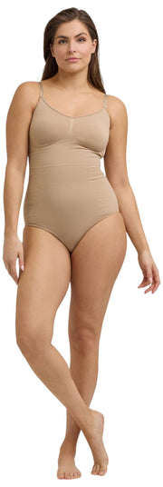 Falke Smart Support Shaping Slip met hoge taille - Camel Beige
