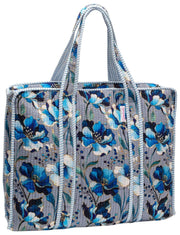 Elie Beaumont Serendipity fluwelen draagtas - zilveren orchidee