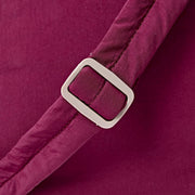 Roka Oxford Medium Taslon Schoudertas - Merlot Rood