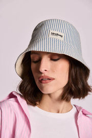 Hindbag Bob Bucket Hat - Blauwe strepen