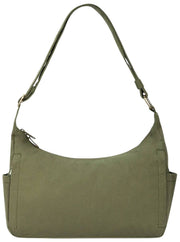 Hindbag Emile Multi Pocket Schoudertas - Olijfgroen