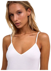 Falke Daily Naadloze Spaghettitop - Wit