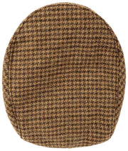 Dents Blashford Tweed platte pet - Kastanjebruin