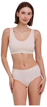 Falke Daily Comfort 2-pack bustier bralette - blauw/beige