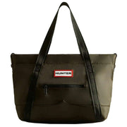 hunter-nylon-midi-topclip-tote-bag---dark-olive-green-34596854