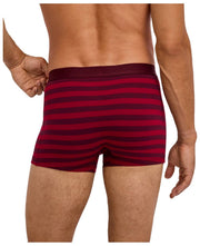 Falke Daily Comfort gestreepte boxershort - bordeaux