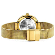 Deens design Amelia polshorloge - rimpel goud