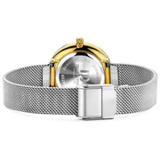 Deens design Amelia polshorloge - rimpelzilver