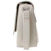 David Jones Half Flap Saddle Bag - Ivory