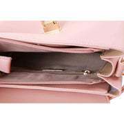 David Jones Half Flap Shoulder Handbag - Light Pink