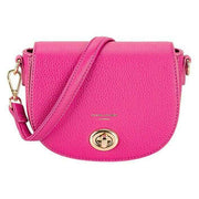 David Jones Small Full Flap Turnlock Across Body Bag - Fuchsia Pink