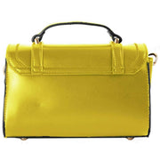 David Jones Small Grab Satchel - Lemon Yellow