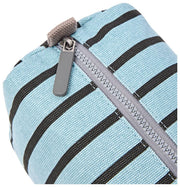 Roka Mayfair kleine toilettas van katoenen canvas - blauwe streep