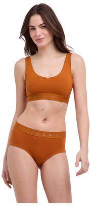 Falke Daily Comfort 2-pack bustier bralette - roze/oranje