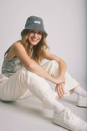 Hindbag Bob Bucket Hat - Denim Grijs