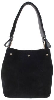 Vivienne Westwood Lottie Suede Kleine Schoudertas - Zwart