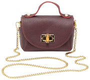 Elie Beaumont Mini Bambou Tas - Bordeaux
