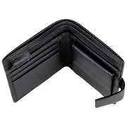Dents Aire Coin Bifold Portemonnee - Zwart