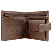 Dents Aire Coin Bifold Portemonnee - Chocoladebruin