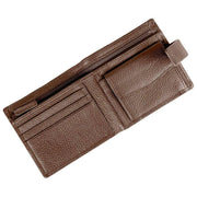 Dents Aire Coin Bifold Portemonnee - Chocoladebruin