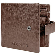 Dents Aire Coin Bifold Portemonnee - Chocoladebruin