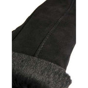 Dents Alice Sheepskin Mittens - Black Suede