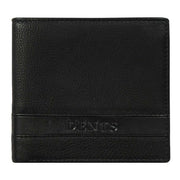 Dents Clyde Leather RFID Blocking Coin Bifold Wallet - Black