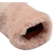 Dents Fingerless Faux Mittens - Blush Pink