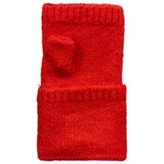 Dents Vingerloze gebreide polswarmers - Berry Red