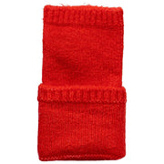 Dents Vingerloze gebreide polswarmers - Berry Red