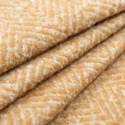 Dents Visgraat Deken Sjaal - Toffee Beige