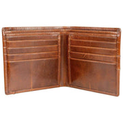 Dents Itchen Bifold Portemonnee - Cognac Bruin