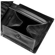 Dents Itchen Coin Bifold Portemonnee - Zwart