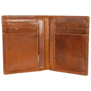 Dents Itchen Passcase Kaarthouder Portemonnee - Cognac Bruin
