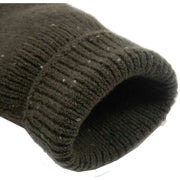 Dents Lymington Fingerless Knitted Gloves - Olive Green