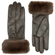 Dents Nieve leren handschoenen met touchscreen - Mocca Brown