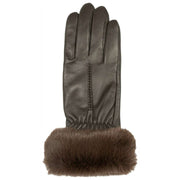 Dents Nieve leren handschoenen met touchscreen - Mocca Brown