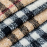 Dents geruite dekensjaal - Toffee Beige/zwart