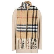 Dents geruite dekensjaal - Toffee Beige/zwart