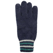 Dents Salcombe Ribgebreide Handschoenen - Marine