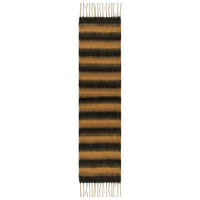Dents Gestreepte Deken Sjaal - Camel Beige/Zwart