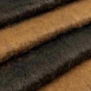 Dents Gestreepte Deken Sjaal - Camel Beige/Zwart