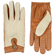 Dents The Suited Racer Hatcher Leren autohandschoenen - Cognac Tan
