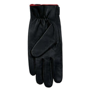 Dents The Suited Racer Hourglass Touchscreen Leather Driving Gloves - Black/Berry