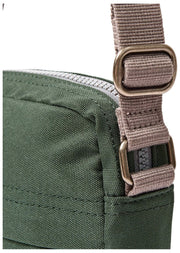 Roka Bond kleine crossbodytas van gerecycleerd canvas - Thunderstorm groen