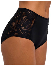 Falke Delicate Touch Mid Taille Slip - Zwart